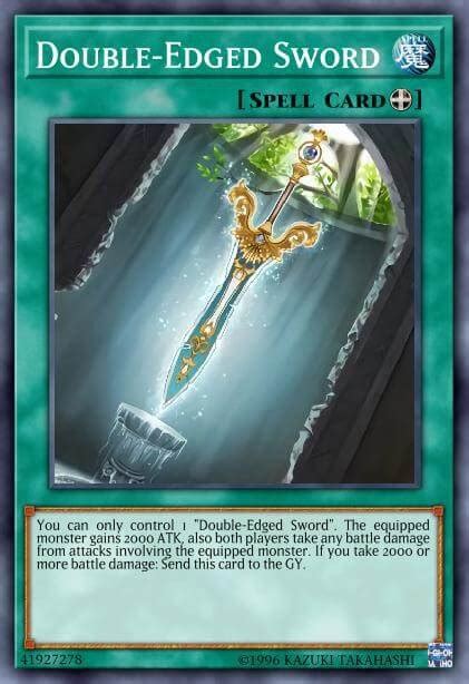 Double Edged Sword Yu Gi Oh Tcg Ygo Cards