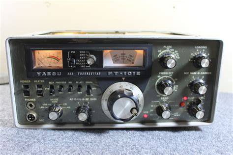 Vintage Yaesu Ft 101e Hf Ssb Transceiver Ham Radio No Reserve E Ebay
