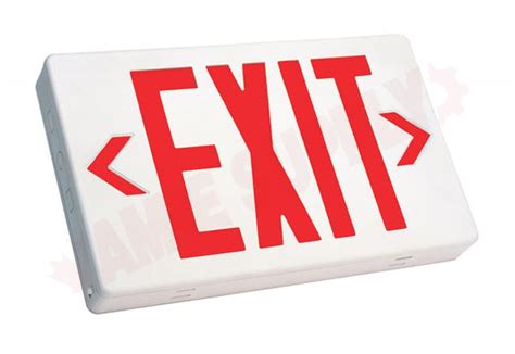 Slexscowh Ib Stanpro Exit Sign Commercial Steel Self Powered
