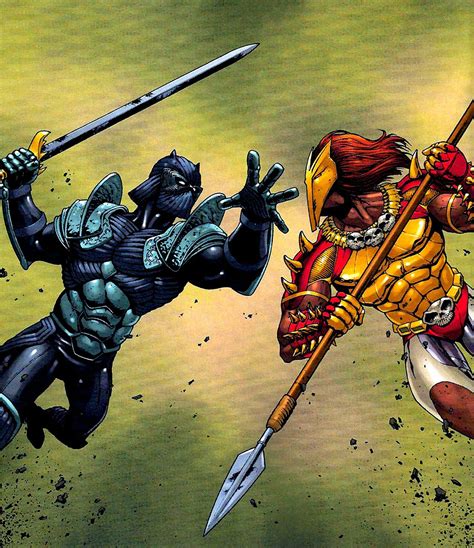 Black Panther Vs Killmonger By Francis Portela Black Panther Marvel