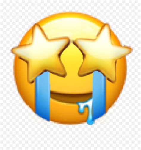 Sad Tears Water Mouth Stars Sticker Happy Emoji Mouth Watering Emoji