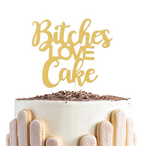 Buy Laover Bitches Love Cake Funny Cake Topper For Bridal Shower Bachelorette Hen Party