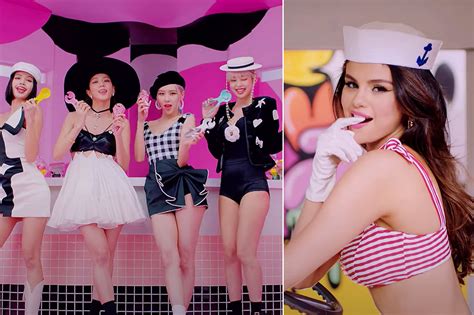 Blackpink Selena Gomez Dip Into ‘ice Cream For New Song And Video