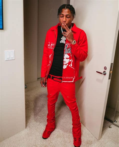 Nba Youngboy Red Pants Nba Outfit Rappers