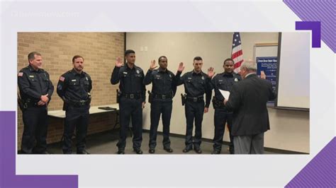 Beaumont Police Department Swears In New Recruits Promotes One To