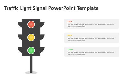 Traffic Light Signal Powerpoint Template Ppt Templates