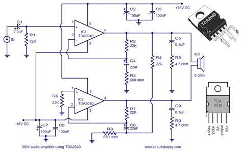 Af Amplifier Circuit Diagram With Speaker