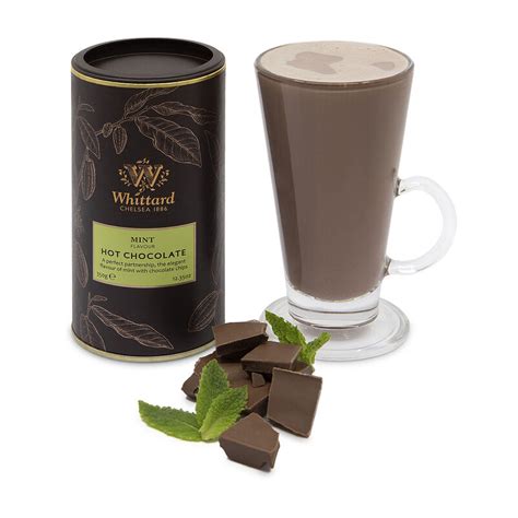 Mint Flavour Hot Chocolate Whittard Of Chelsea Hot Chocolate