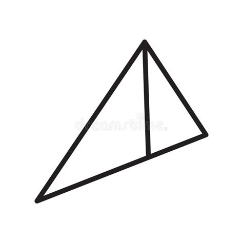 Triangle Icon Vector Sign And Symbol Isolated On White Background