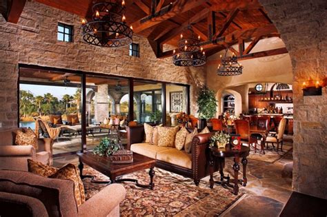 Tuscan Farmhouse 2 Mediterranean Living Room Orange County By