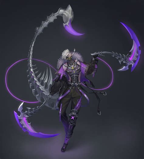 Artstation Scorpion Mueng Mueng Anime Character Design Concept