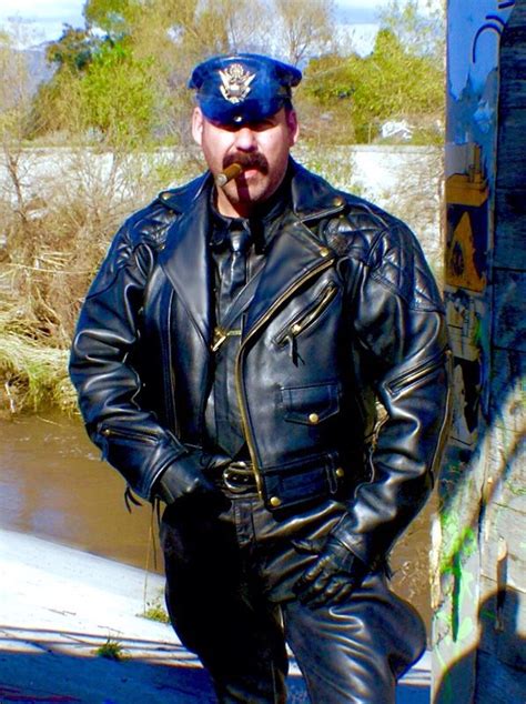 Leather Cops Leather Leather Motorcycle Pants Leather Men