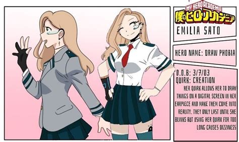 Boku No Hero Academia Oc 』 Personajes De Anime Diseño De Personaje