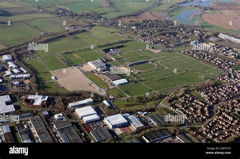 Aerial View Of East Of England Showground Peterborough Stock Photo Alamy