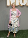 Helen Mirren is youthful at 70 in ladylike floral dress at MoMA Party ...