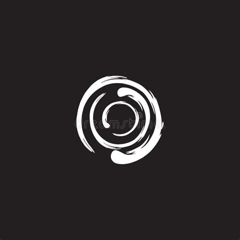 Abstract Circle Logo Design Vector Template Stock Vector Illustration