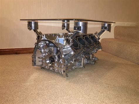 Ford Performance V8 Engine Block Coffee Table Formula 1 Memorabilia