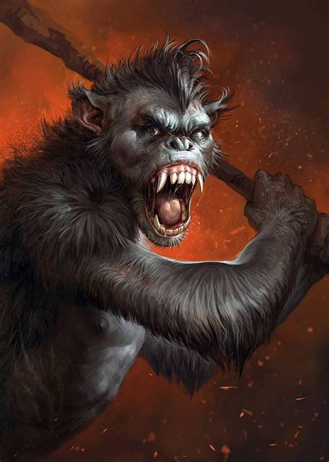 Pin By Marshawn Neely On Underworld Apes Fantasy Fantasy Creatures