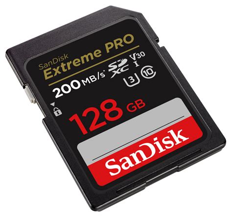 Sandisk Sdxc Extreme Pro 128gb 200mbs V30 Uhs I Sd Karten Fotogena