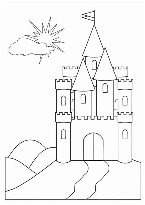 Free And Easy To Print Castle Coloring Pages Tulamama