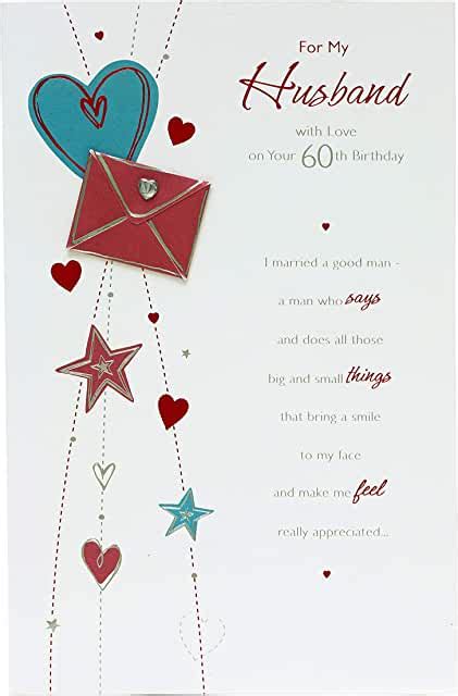 Uk Husband 60th Birthday Card