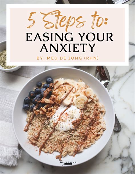 The 5 Steps To Easing Your Anxiety Guide Meg De Jong Nutrition