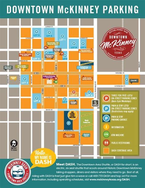 The Downtown Mckinney Parking Map