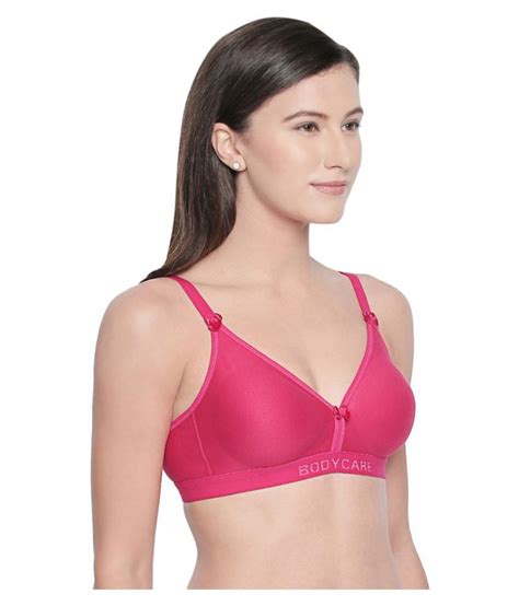 Buy Bodycare Cotton Seamless Bra Pink Online At Best Prices In India