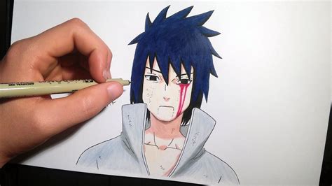 How To Draw Sasuke Uchiha Face