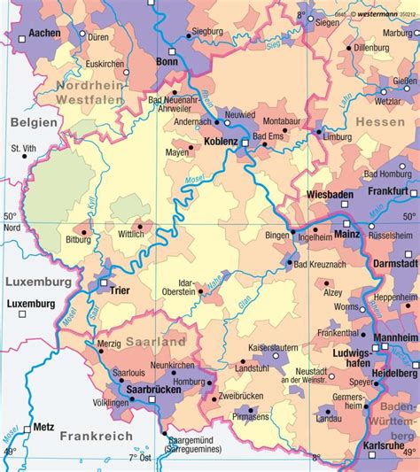 Maybe you would like to learn more about one of these? Diercke Weltatlas - Kartenansicht - Rheinland-Pfalz ...