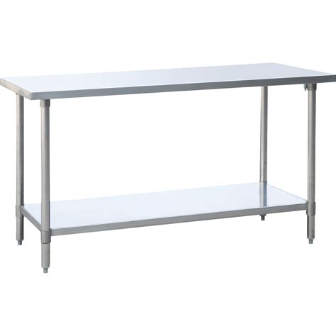 Roughneck Stainless Steel Work Table — 48inw X 24ind X 35inh