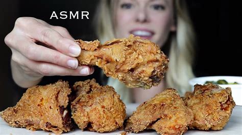 Asmr Super Crunchy Fried Chicken Mukbang Revival Twin Cities Youtube