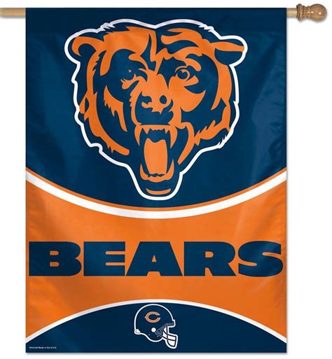 Chicago Bears Banner 27x37 Nfl Chicago Bears Chicago Bears Nfl Flag