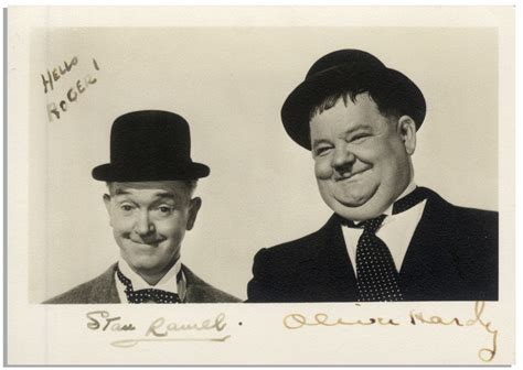 Lot Detail Laurel And Hardy Signed Photo