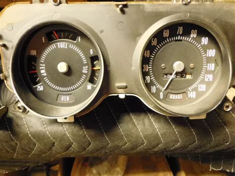 1969 Pontiac Gto Judge Rally Gauge Speedometer Cluster Gm Oem Nice