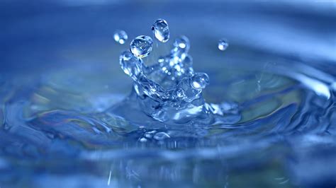 Wallpaper Nature Reflection Water Drops Blue Ice Freezing Drop