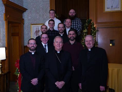 Seminarians Gather With Bishop Bambera For Project Andrew Dinner