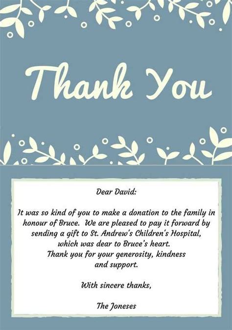 33 Best Funeral Thank You Cards Funeral Pinterest Funeral Thank