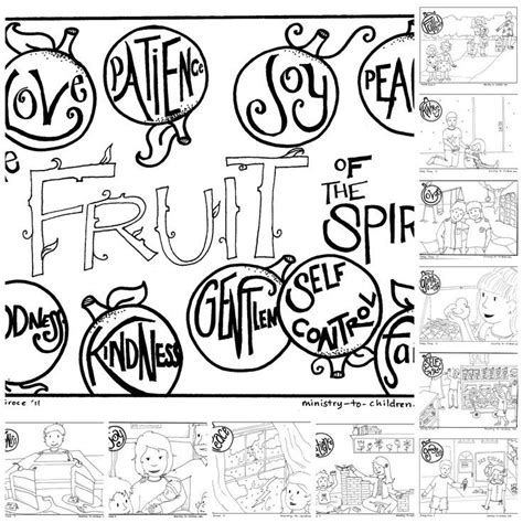 Free Fruits Of The Holy Spirit Coloring Pages Download Free Fruits Of