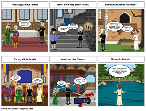 Hamlet Storyline Storyboard By