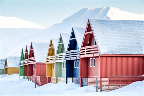 The Beautiful Houses Of Longyearbyen Svalbard Norway Rpics