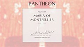 Maria of Montpellier Biography - Lady of Montpellier | Pantheon