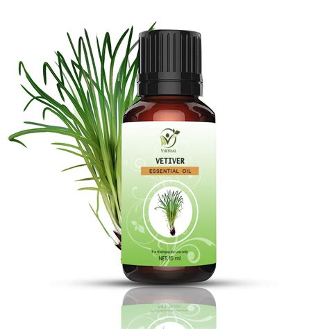 Virtual 100 Pure Vetiver Essential Oil For Hair And Skin Natural