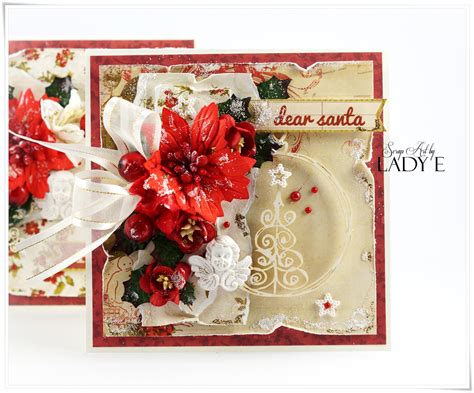 View all designs personalize card. Traditional Christmas Cards & Video Tutorial Wild Orchid Crafts DT - Scrap Art by Lady E
