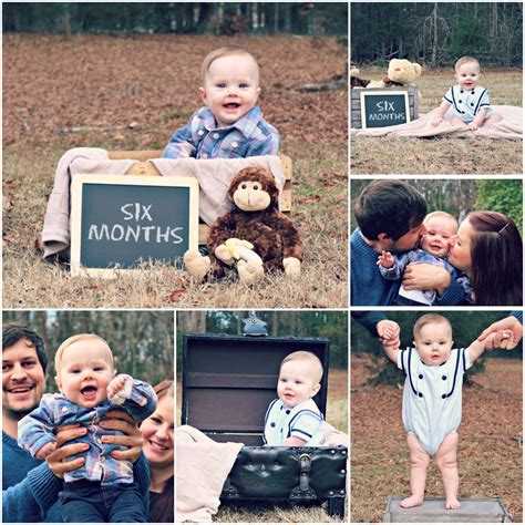 6 Month Baby Boy Portrait Ideas
