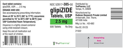 Glipizide Tablets Usp For Oral Use