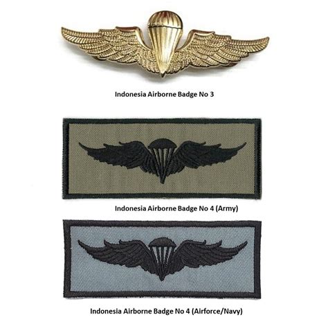 Indonesian Airborne Badges Soldiertalk Military Products Outdoor