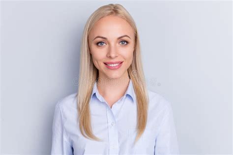 Portrait Of Lovely Nice Girl Investor Lawyer Executive Ready Work In Company Look Toothy Smile