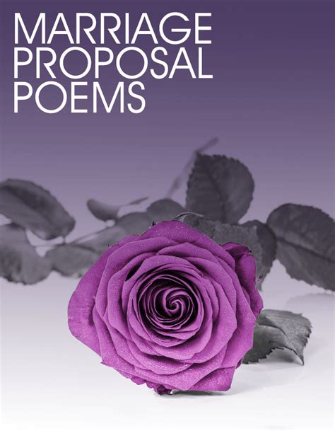 Marriage Proposal Poems Poems To Get Engaged