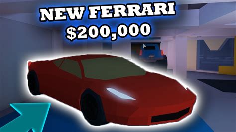 Because of the la matador's unintentional buff, the stallion was outclassed by it in almost every way. BUYING THE NEW FERRARI IN ROBLOX JAILBREAK (LOCATION) - YouTube